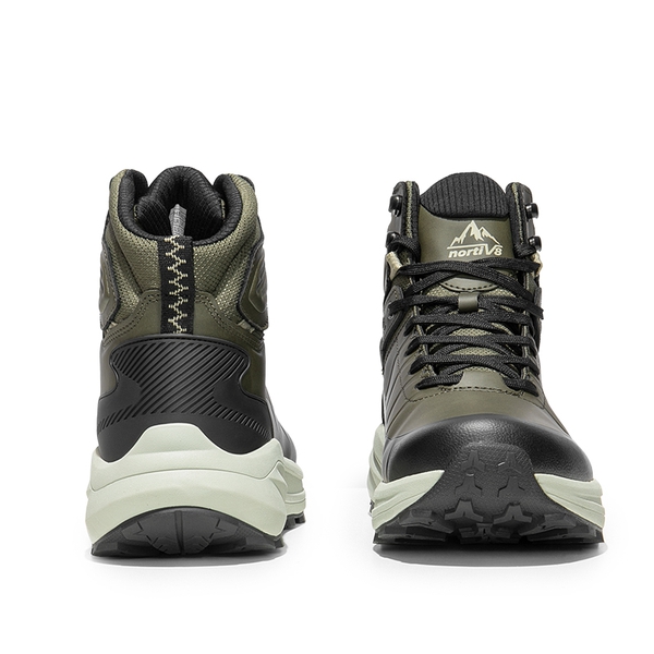 Men's Cap-Toe Waterproof Hiking Boots - ARMY GREEN - 5